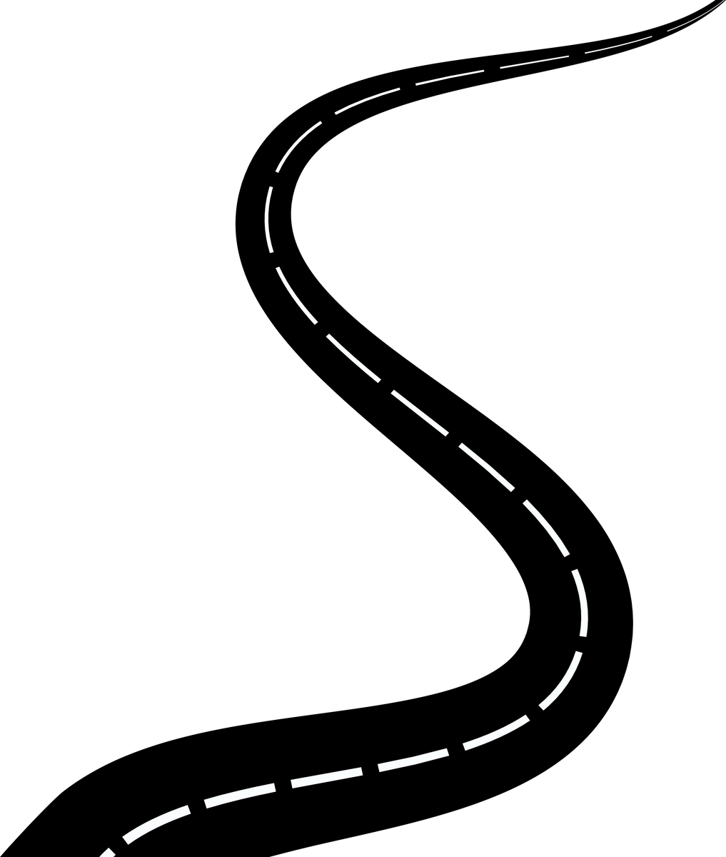 Curved Road Illustration